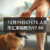 12月19日CFETS 人民币汇率指数为97.88（图3）