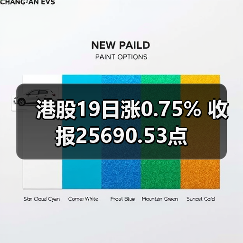 港股19日涨0.75% 收报25690.53点（图3）