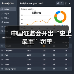 中国证监会开出“史上最重”罚单(图4) 中国证监会开出“史上最重”罚单(图4)