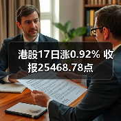 港股17日涨0.92% 收报25468.78点（图4）