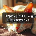 12月12日CFETS人民币汇率指数为9