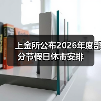 上金所公布2026年度部分节假日休市安排（图2）