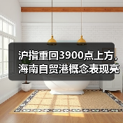 沪指重回3900点上方，海南自贸港概念表现亮眼（图4）