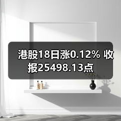 港股18日涨0.12% 收报25498.13点(图3) 港股18日涨0.12% 收报25498.13点(图3)