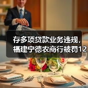 存多项贷款业务违规，福建宁德农商行被罚1