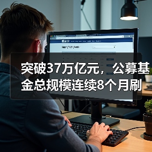 突破37万亿元，公募基金总规模连续8个月刷新纪录（图4）