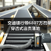 交通银行领6807万罚单 穿透式追责落地（图4）