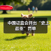 中国证监会开出“史上最重”罚单