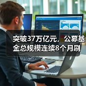 突破37万亿元，公募基金总规模连续8个月