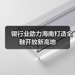 银行业助力海南打造金融开放新高地（图2）