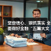 坚定信心、狠抓落实 全面做好金融“五篇大文章”（图4）
