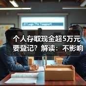 个人存取现金超5万元要登记？解读：不影响正常存取，取款超5万需预约（图4）