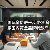 国际金价进一步走强 多家国内黄金品牌调涨产品价格（图4）