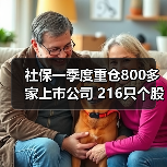 社保一季度重仓800多家上市公司 216只个股获加仓（图2）