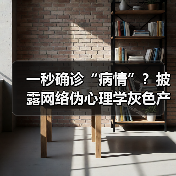 一秒确诊“病情”？披露网络伪心理学灰色产业链（图2）