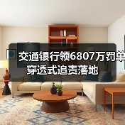 交通银行领6807万罚单 穿透式追责落地（图2）