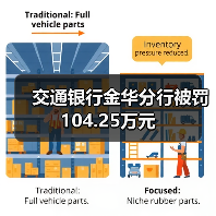 交通银行金华分行被罚104.25万元（图1）