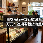 青农商行一支行被罚30万元：违规发新贷掩盖旧不良，副行长同步被罚（图2）