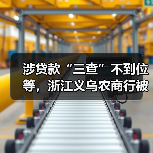涉贷款“三查”不到位等，浙江义乌农商行被罚150万元（图4）