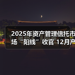 2025年资产管理信托市场“阳线”收官 12月产品发行、成立两端同步放量（图1）