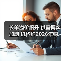 长单溢价飙升 供需博弈加剧 机构称2026年铜市上行趋势明朗(图4) 长单溢价飙升 供需博弈加剧 机构称2026年铜市上行趋势明朗(图4)