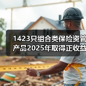1423只组合类保险资管产品2025年取得正收益（图2）