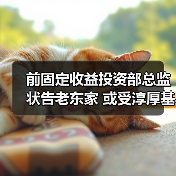 前固定收益投资部总监状告老东家 或受淳厚基金内部股东纠纷影响(图3) 前固定收益投资部总监状告老东家 或受淳厚基金内部股东纠纷影响(图3)