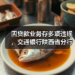 因贷款业务存多项违规,交通银行陕西省分行被罚253万元(图1) 因贷款业务存多项违规,交通银行陕西省分行被罚253万元(图1)