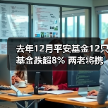 去年12月平安基金12只基金跌超8% 两老将携手垫底(图2) 去年12月平安基金12只基金跌超8% 两老将携手垫底(图2)