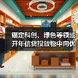 锚定科创、绿色等领域 开年信贷投放稳中向优(图3) 锚定科创、绿色等领域 开年信贷投放稳中向优(图3)