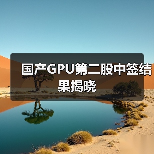 国产GPU第二股中签结果揭晓（图3）