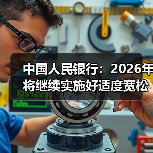 中国人民银行:2026年将继续实施好适度宽松的货币政策(图1) 中国人民银行:2026年将继续实施好适度宽松的货币政策(图1)