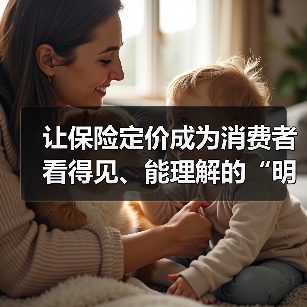 让保险定价成为消费者看得见、能理解的“明白账”（图1）