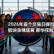 2026年首个交易日保险板块涨幅居首 新华保险、中国太保股价创新高 　　（图3）