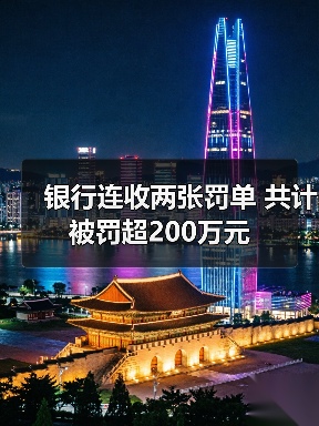银行连收两张罚单 共计被罚超200万元（图4）