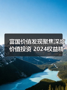 富国价值发现聚焦深度价值投资 2024权益精品启航（图2）