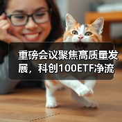 重磅会议聚焦高质量发展，科创100ETF净流入超30亿（图1）