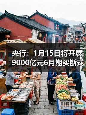 央行：1月15日将开展9000亿元6月期买断式逆回购操作（图3）