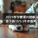 2025年华泰保兴健康消费下跌15% 牛市现两位数跌幅（图1）