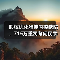 股权优化难掩内控缺陷，715万重罚考问民泰银行合规治理（图3）