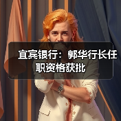 宜宾银行：郭华行长任职资格获批（图1）