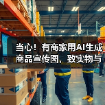 当心！有商家用AI生成商品宣传图，致实物