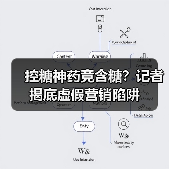 控糖神药竟含糖?记者揭底虚假营销陷阱(图2) 控糖神药竟含糖?记者揭底虚假营销陷阱(图2)