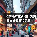 控糖神药竟含糖?记者揭底虚假营销陷阱(图1) 控糖神药竟含糖?记者揭底虚假营销陷阱(图1)