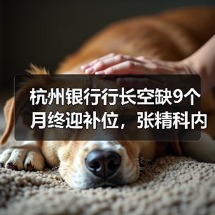 杭州银行行长空缺9个月终迎补位,张精科内部晋升接棒(图1) 杭州银行行长空缺9个月终迎补位,张精科内部晋升接棒(图1)