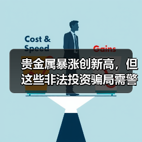 贵金属暴涨创新高,但这些非法投资骗局需警惕(图4) 贵金属暴涨创新高,但这些非法投资骗局需警惕(图4)