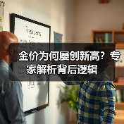 金价为何屡创新高?专家解析背后逻辑(图2) 金价为何屡创新高?专家解析背后逻辑(图2)