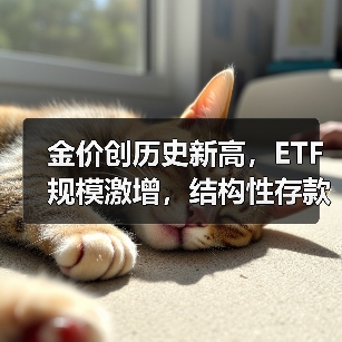 金价创历史新高,ETF规模激增,结构性存款成新宠(图3) 金价创历史新高,ETF规模激增,结构性存款成新宠(图3)