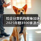 险企分支机构瘦身加速 2025年超3100家退出（图1）