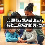 交通银行重庆璧山支行贷款三查漏洞被罚 信贷资金挪用引关注(图1) 交通银行重庆璧山支行贷款三查漏洞被罚 信贷资金挪用引关注(图1)